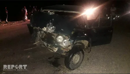 İmişlidə yol qəzası olub, xəsarət alan var - FOTO