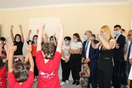 AGİN-in yaranmasının ildönümü münasibətilə Heydər Əliyevin məzarı ziyarət olunub