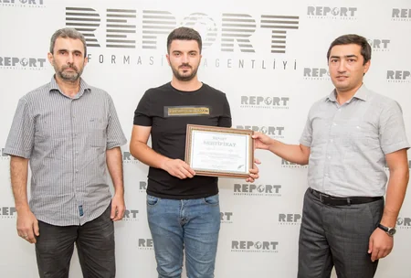 Reportda Media məktəbinin ilk buraxılışı olub