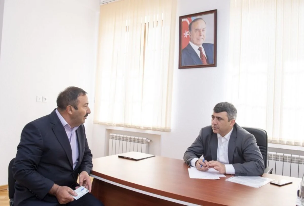 Kənd təsərrüfatı naziri Beyləqanda vətəndaşları qəbul edəcək