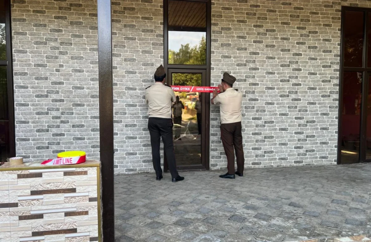 Ağsuda yanğın təhlükəli obyektin fəaliyyəti dayandırılıb