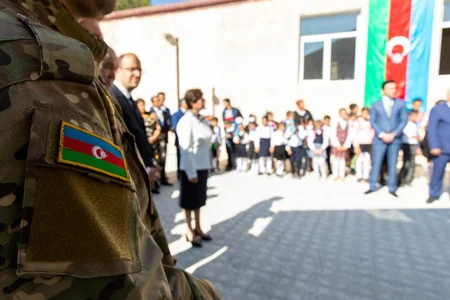 Daşkəsəndə inşa edilən yeni məktəb binası istifadəyə verilib