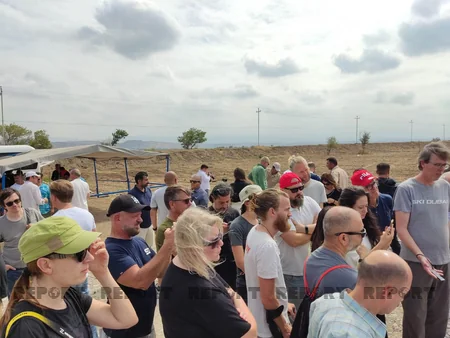International travelers view demining works in Azerbaijan's Jabrayil 