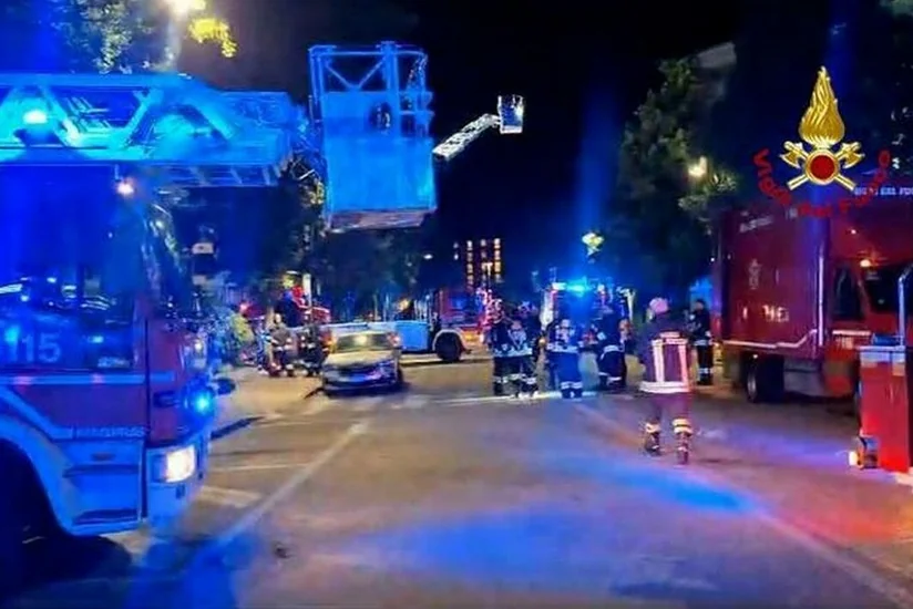 В Италии при пожаре в отеле пострадали 45 человек