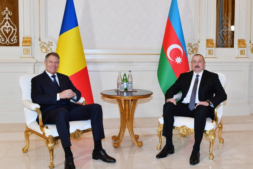 Azərbaycan və Rumıniya prezidentlərinin təkbətək görüşü olub