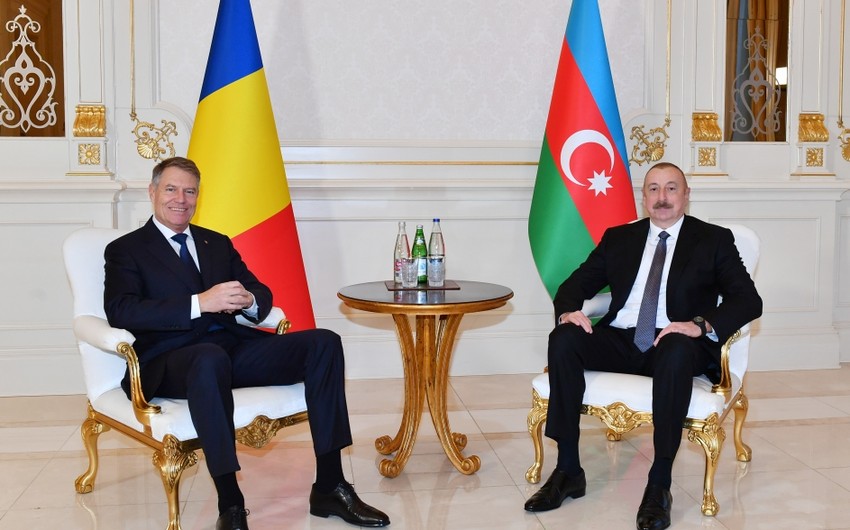Azərbaycan və Rumıniya prezidentlərinin təkbətək görüşü olub