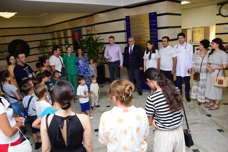 Bakıda ukraynalı uşaqlar üçün tibbi müayinələr təşkil olunub