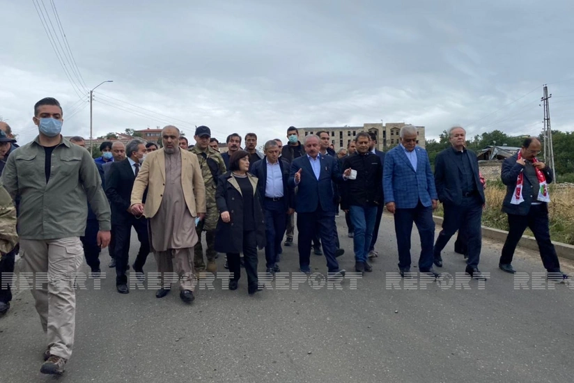 Parliamentary speakers of Azerbaijan, Turkey and Pakistan start visit to Shusha