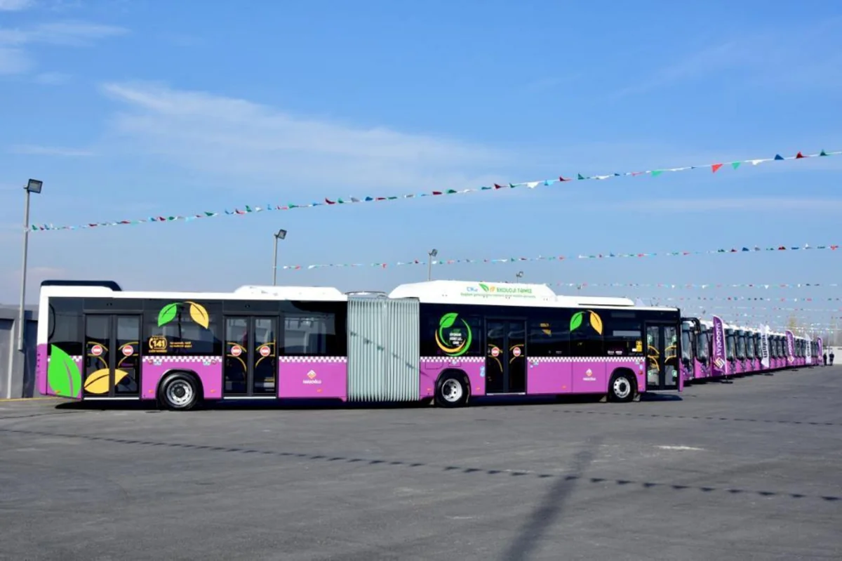 Bakıya yeni gətirilmiş 50 avtobus istismara verilib