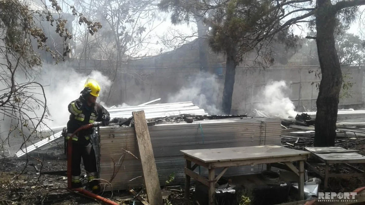 Zığ şosesində baş verən yanğın söndürülüb - FOTO - VİDEO - YENİLƏNİB-4