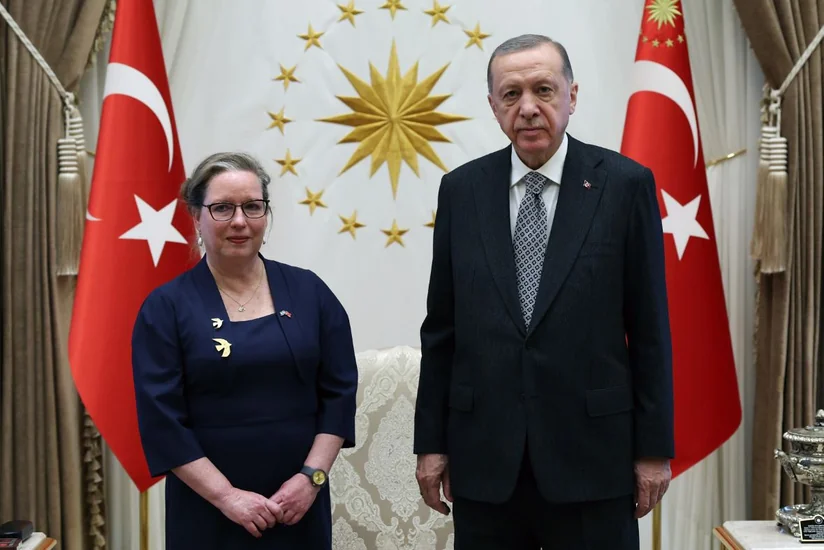 Erdogan receives credentials of Israel's new ambassador