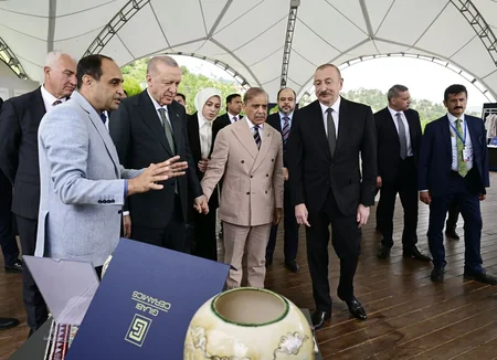 Azərbaycan və Türkiyə prezidentləri, Pakistanın Baş naziri Laçın şəhərində seyrəngahda olublar