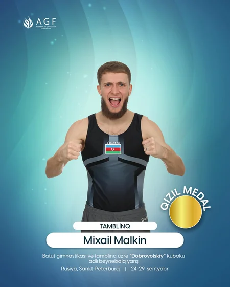 Azərbaycan gimnastları Sankt-Peterburqda 4 medal qazanıblar