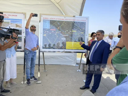 Foreign diplomats and military representatives visit Aghdam