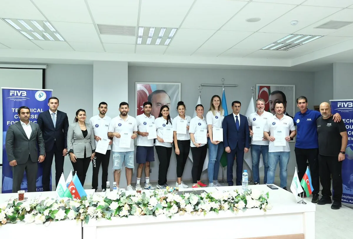 Voleybol məşqçiləri üçün keçirilən beynəlxalq seminar başa çatıb