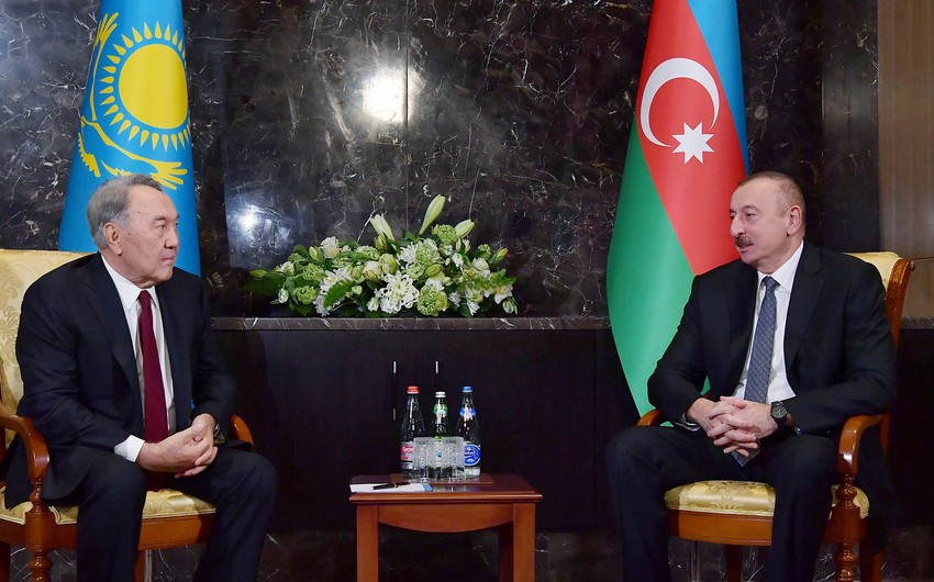 Nursultan Nazarbayev Azərbaycan Prezidentinə başsağlığı verib