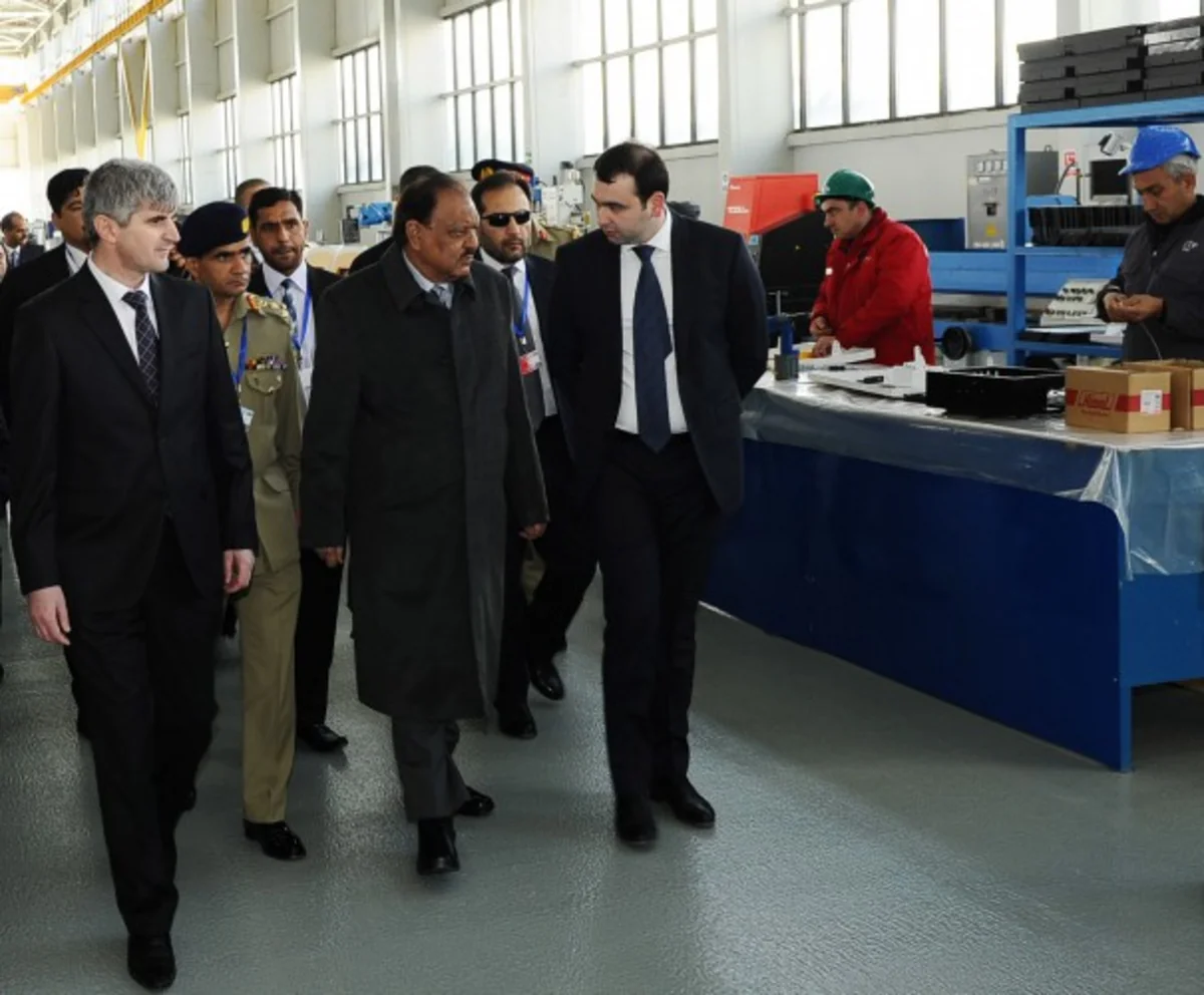 Pakistani President visited Sumgait Technology Park