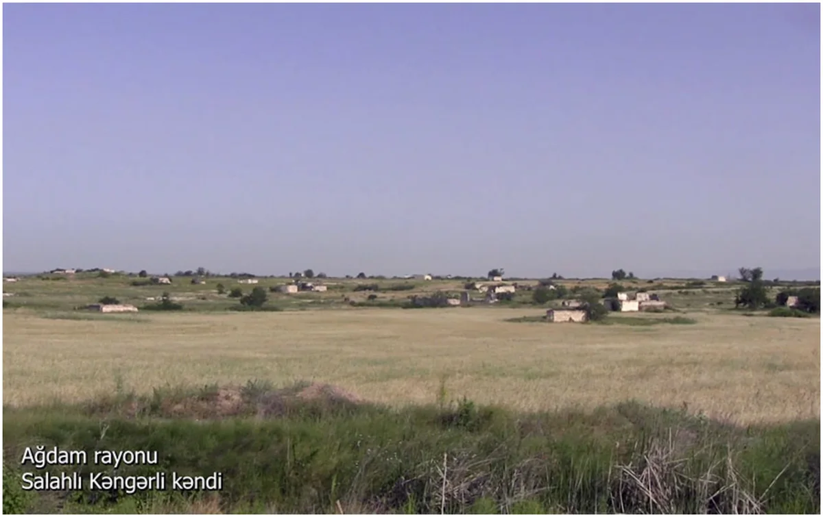 Ağdamın Salahlı Kəngərli kəndindən görüntülər - VİDEO