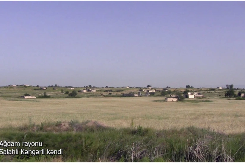 Footage from Salahli Kangarli village of Aghdam - VIDEO