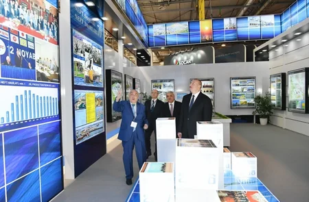Prezident İlham Əliyev XXVI Beynəlxalq “Xəzər Neft və Qaz-2019” sərgi və konfransının açılışında iştirak edib - YENİLƏNİB
