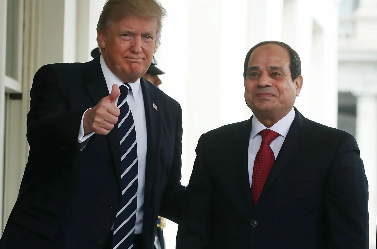 Трамп пригласил президента Египта посетить Вашингтон 