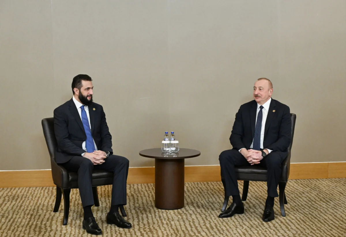 Prezident İlham Əliyevin Antalyada Suriyanın keçid dövrü Prezidenti ilə görüşü olub - YENİLƏNİB