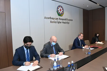 Ceyhun Bayramov  Misirin Azərbaycanda yeni səfiri ilə görüşüb