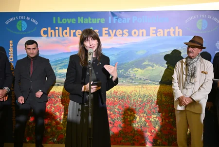 “Earth Through Children’s Eyes photo exhibition opens at Heydar Aliyev Center