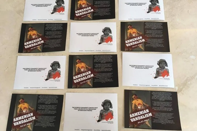 Azerbaijani media representatives inform foreign reporters about killed baby girl Zahra Guliyeva