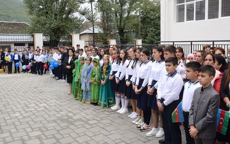 Şəkidə yeni məktəb binası istifadəyə verilib