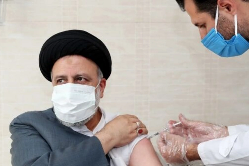 Iranian president receives 2nd COVID-19 injection