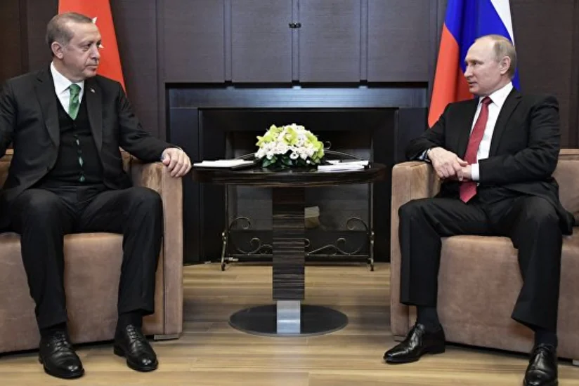 Встреча президентов России и Турции продолжалась более трех часов