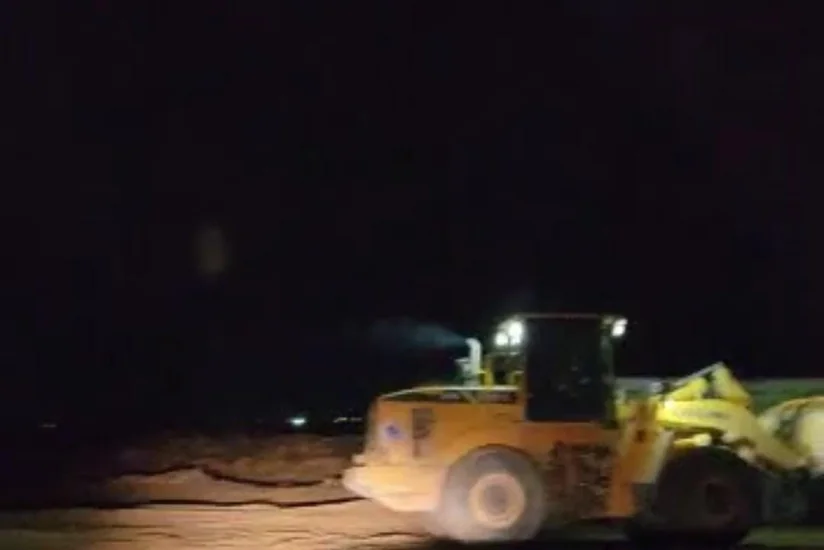 Bakıda qanunsuz qum daşındığı müəyyən edilib