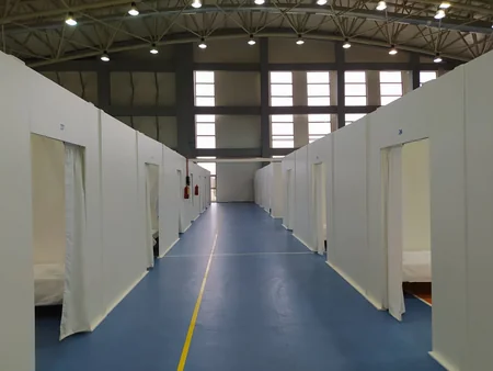 Два Олимпийских спорткомплекса временно превращены в больницы