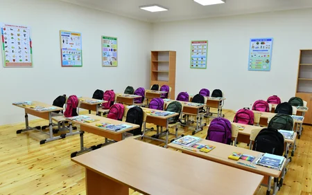 Prezident İlham Əliyev Xırdalan şəhər 11 nömrəli tam orta məktəbin yeni binasının açılışında iştirak edib - YENİLƏNİB