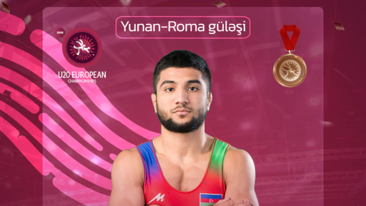 Azərbaycan güləşçisi Avropa çempionatında bürünc medal qazanıb