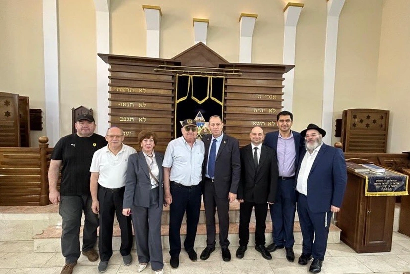 İsrail səfiri Azərbaycanın yəhudi icmalarının nümayəndələri ilə görüşlər keçirib