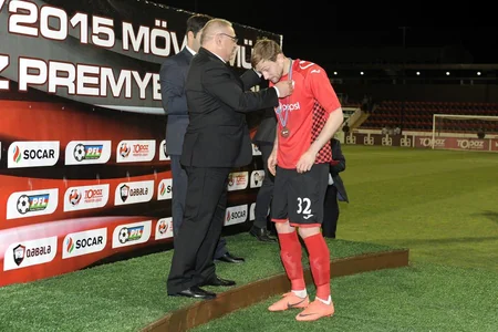 ​“Qəbələ” futbol klubu Premyer Liqada üçüncü yeri tutub