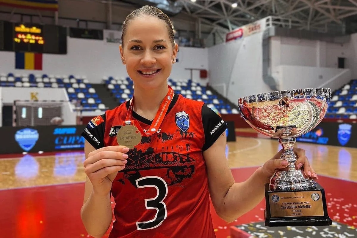 Azərbaycan millisinin voleybolçusu Rumıniya Super Kubokunu qazanıb