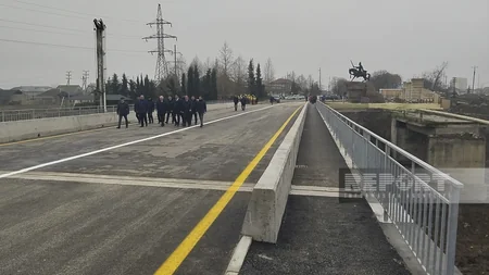 Xaçmazda uçan körpünün yerində inşa edilmiş yeni körpü istifadəyə verilib