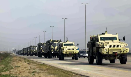 Начался первый этап крупномасштабных учений Вооруженных сил Азербайджана