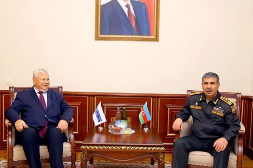 Zakir Həsənov ATƏT sədrinin şəxsi nümayəndəsi ilə cəbhədəki vəziyyəti müzakirə edib