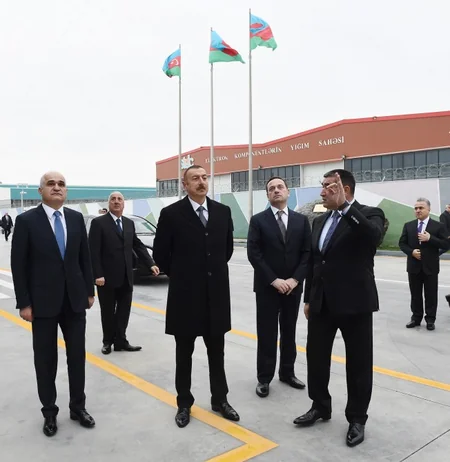 Azərbaycan Prezidenti Sumqayıt Kimya Sənaye Parkında olub