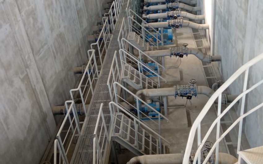 Yevlaxda sutəmizləyici qurğu və anbar kompleksinin inşası yekunlaşır