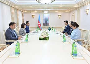 Sahibə Qafarova Pakistanın Azərbaycandakı səfiri ilə görüşüb