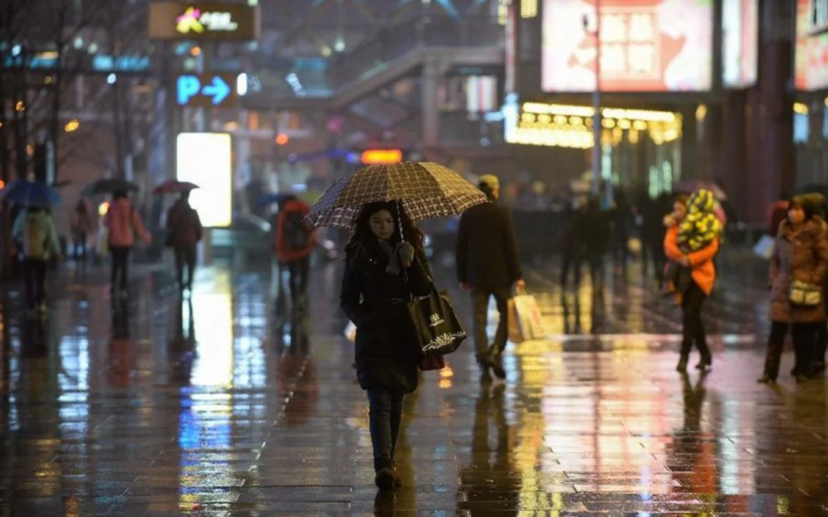 Beijing issued orange weather warning due to rainfall