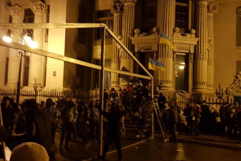 У офиса Зеленского началась новая протестная акция - ФОТО