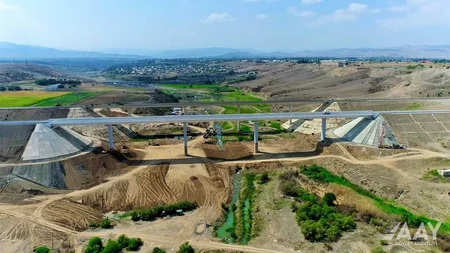 Gəncə-Qazax-Gürcüstan sərhədi yolunun Zəyəm-Qırılı hissəsinin tikintisi yekunlaşıb