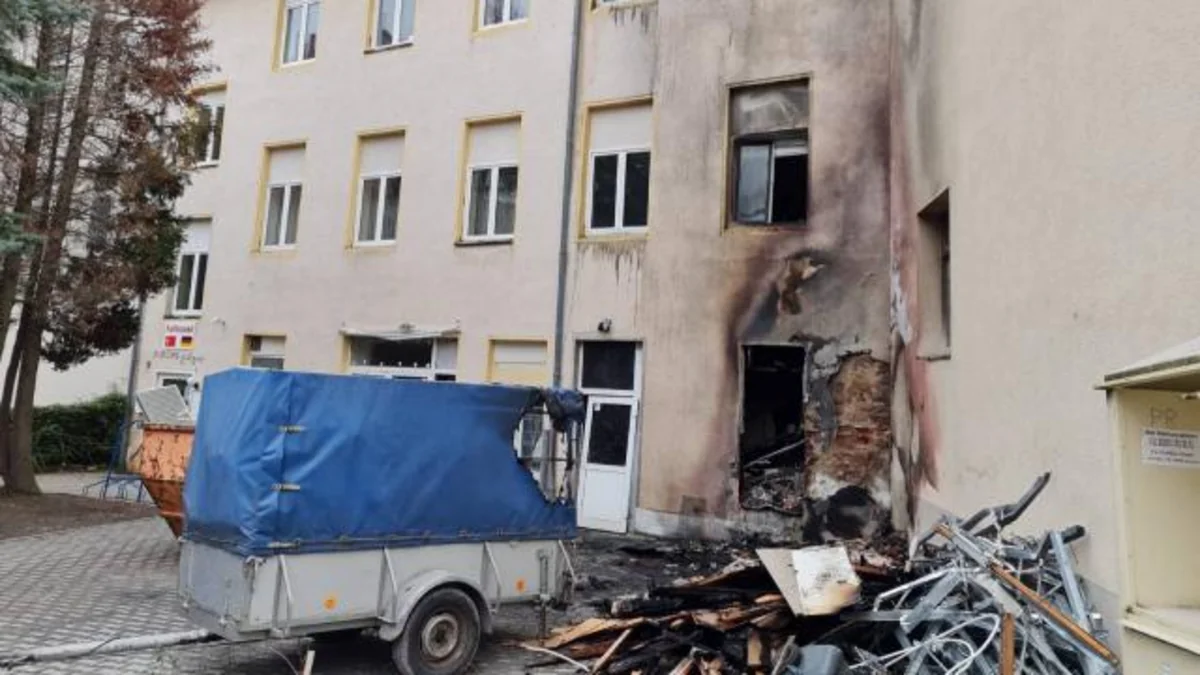 Fire breaks out at mosque in Germany