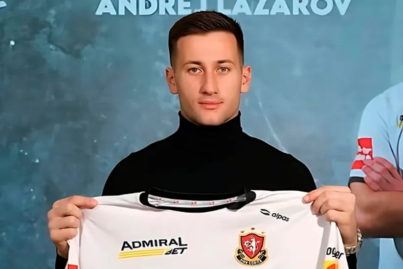 North Macedonian footballer Andrej Lazarov dies tragically